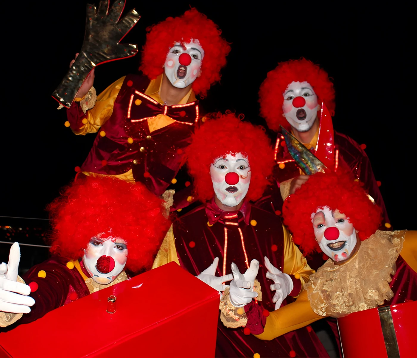 Clown Show - la troupe au complet