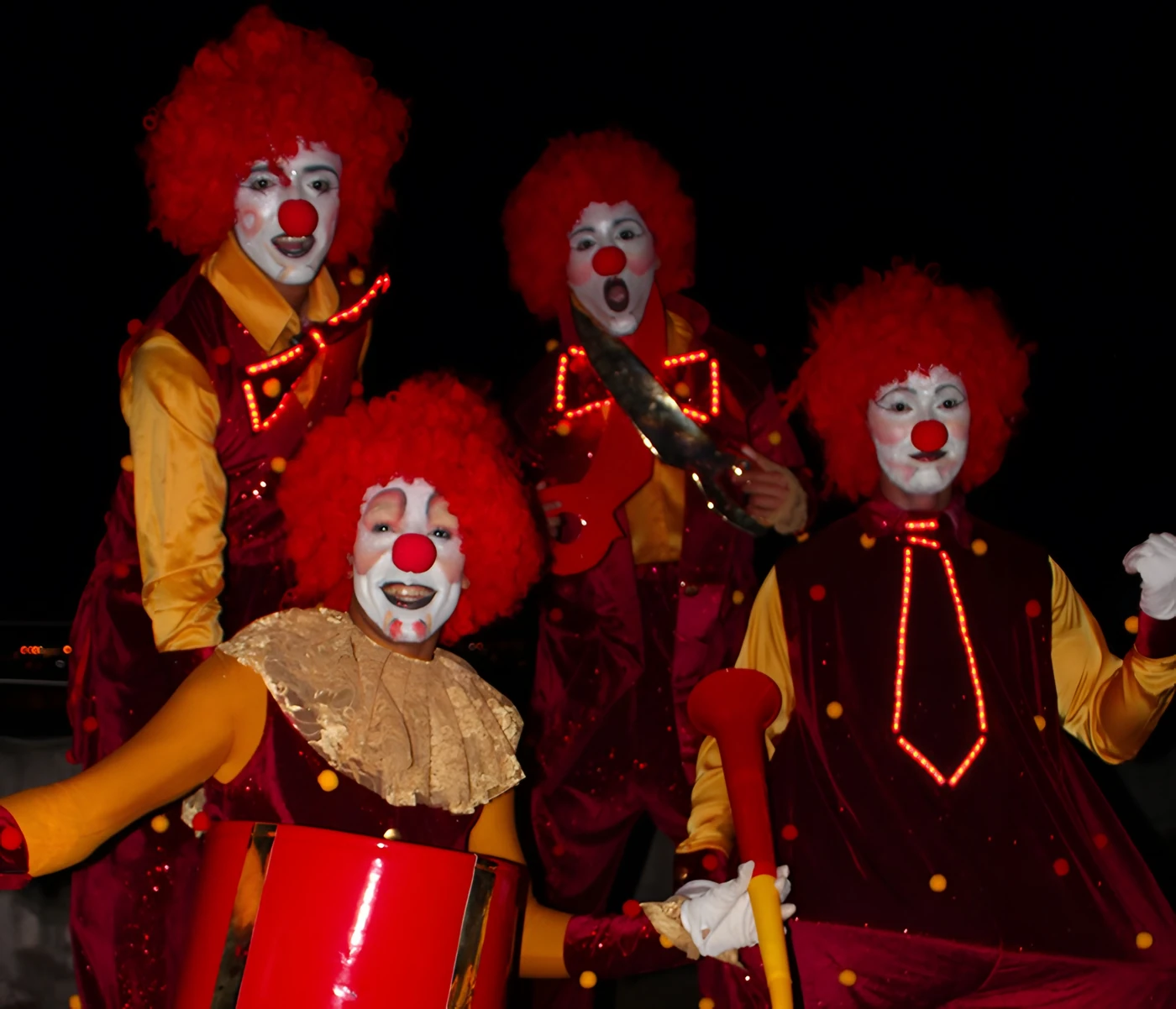 Clown Show - quatuor avec instruments